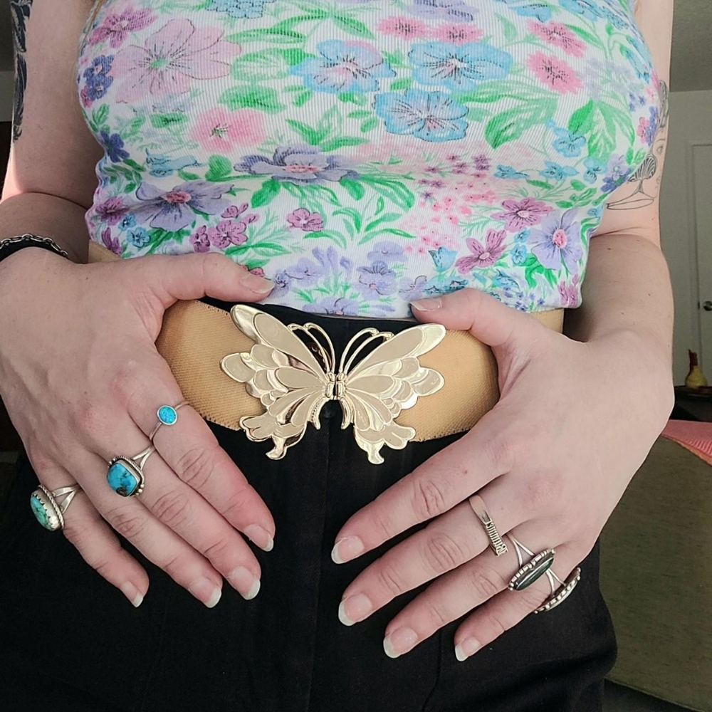 Vintage Butterfly Belt